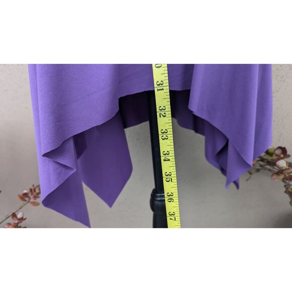 💜✨NWOT Edgy Purple Strappy Dress - Picture 6 of 8